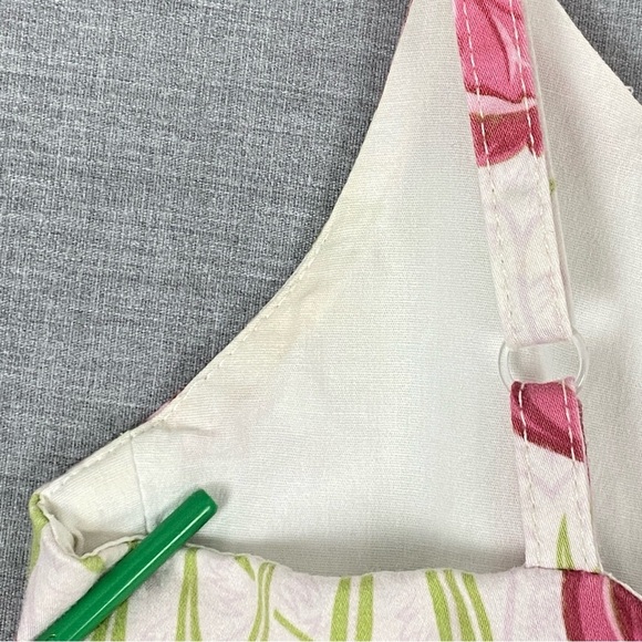 Lucy Lucy Love Pink Tulip Dress Size Large Spaghetti Strap Sundress - Picture 7 of 11